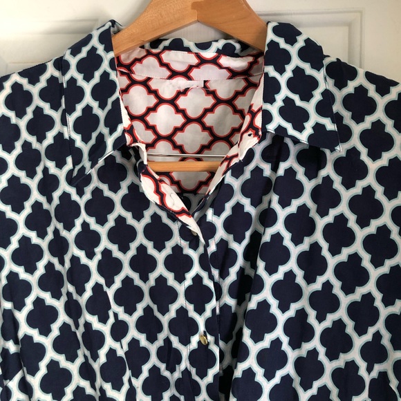 Geometric print cover up - Picture 2 of 4